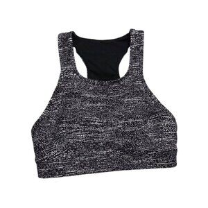 Lululemon Workout Sports Bra Monochrome Patterned Size 6